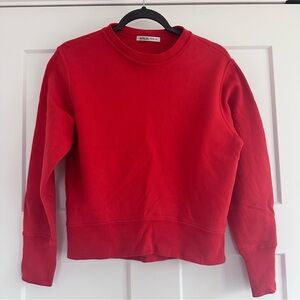 NWOT AGOLDE cropped sweatshirt. Slim fit - size small.